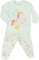 Fun2Wear Unicorn / Eenhoorn - Paarden - Peuter - Kleuter - Kinder / pyjama - Mint - Maat 92