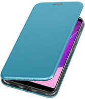 Bestcases Hoesje Slim Folio Telefoonhoesje Samsung Galaxy A9 2018 - Blauw