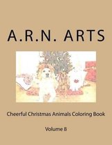 Cheerful Christmas Animals Coloring Book