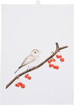 by Sorcia - theedoek Blue Bird - 50x70cm - katoen - designed in Holland