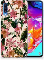 Coque de Protection pour Samsung Galaxy A70 Coque Fleurs