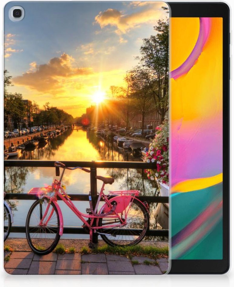 Samsung Galaxy Tab A 10.1 (2019) Hip Hoesje Amsterdamse Grachten