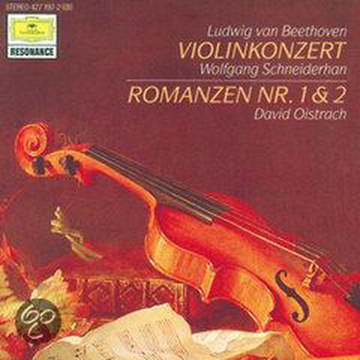Beethoven Violin Concerto Romances Schneiderhan Jochum David Oistrakh Cd