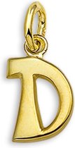The Jewelry Collection Hanger Letter D - Goud