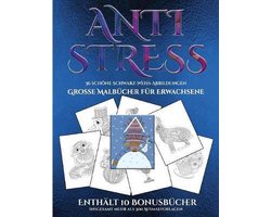 Gro e Malb cher f r Erwachsene (Anti-Stress)