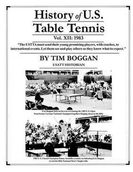 History of U.S. Table Tennis- History of U.S. Table Tennis V ... - cover