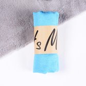 Luxe, Trendy Sjaal 135X55 cm Licht Blauw - Scarf - Omslagdoek