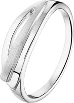 Bague The Jewelry Collection Poli / mat - Argent