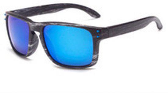 Hidzo Houten Zonnebril Wayfarer Grijs - UV 400 - In brillenkoker