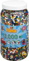 Hama Strijkkralen in Pot - Primair Mix (066), 13.000st.