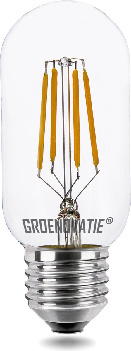 Groenovatie LED Filament Buislamp - 4W - E27 Fitting - 111x45 mm - Extra Warm Wit - Dimbaar
