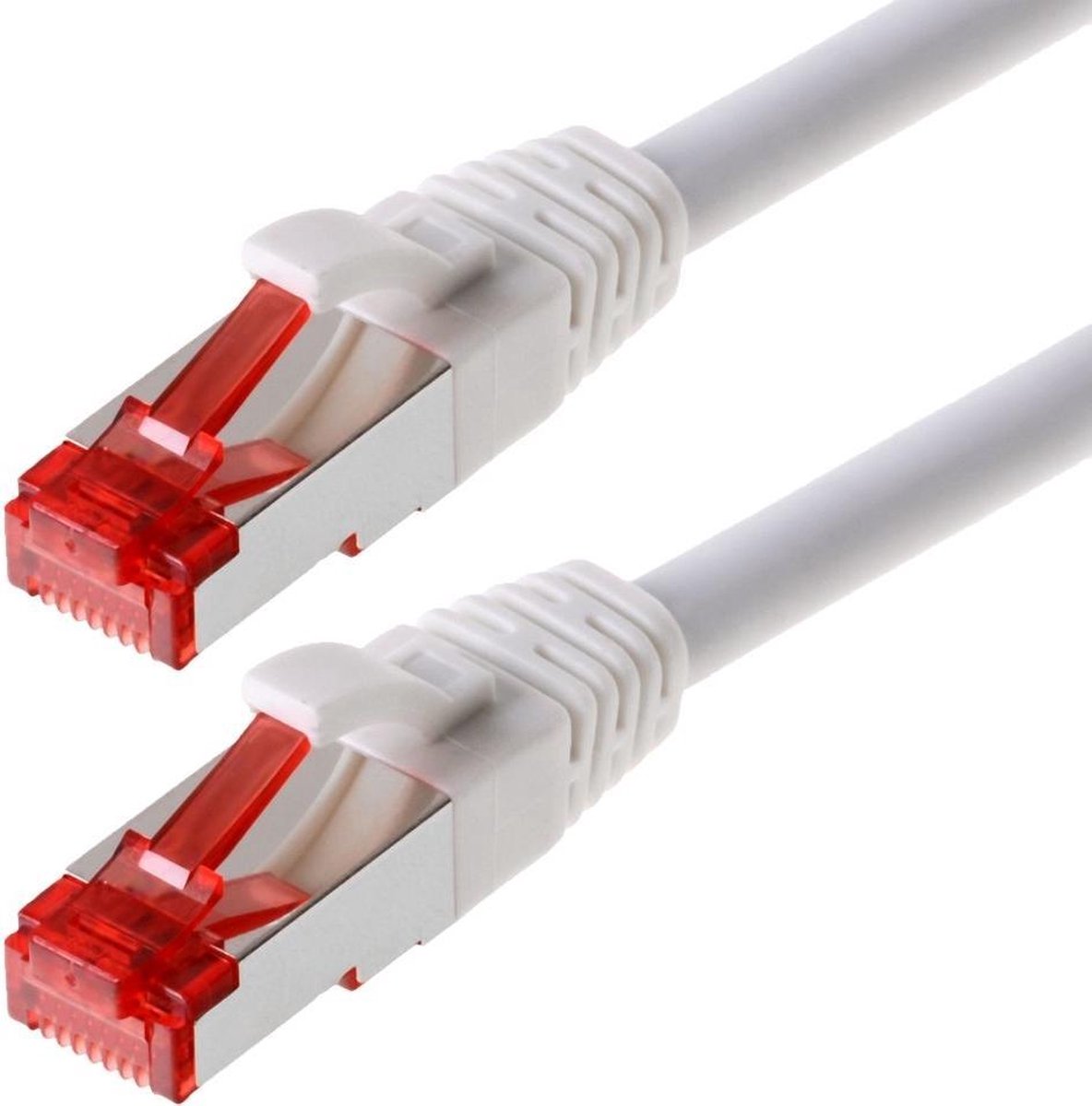 Helos S/FTP (PIMF) CAT 6 30m netwerkkabel Wit Cat6 S/FTP (S-STP)