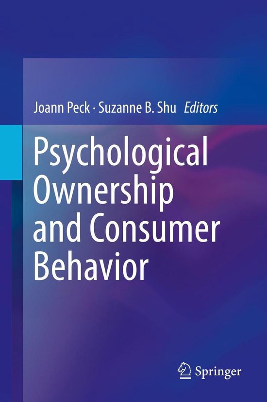Psychological Ownership and Consumer Behavior - cover