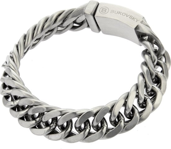 Stalen Bukovsky Heren Armband Chase Extra Small - Rvs - 316L Stainless Steel