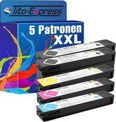 PlatinumSerie 5x inkt cartridge alternatief voor HP 980XL 980 XL