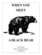 When You Meet a Black Bear