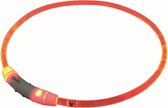 Nobby Starlight Lichtgevende Halsband - Hond - Rood - 65 X Ø 0,7 cm