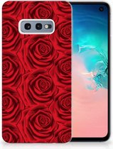 Geschikt voor Samsung Galaxy S10e Uniek TPU Hoesje Red Roses