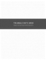 Triangle Dots Grid Graph Paper 5 cm Tridots