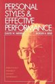 Personal Styles and Effective Performanc