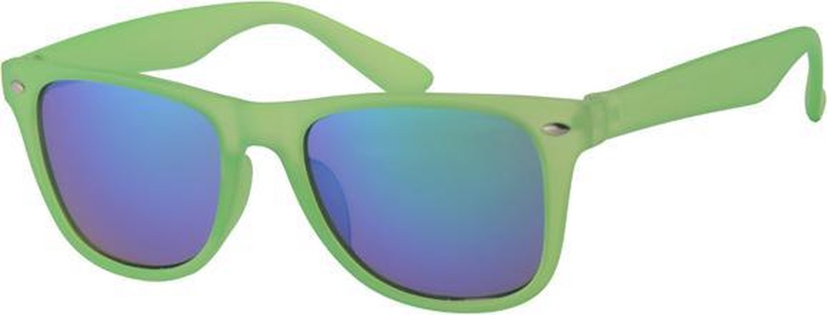 Kinderzonnebril 4 – 8 jaar Groen/Blauw – Hippe Jongens & Meisjes Kids Zonnebril Junior Uv-straling