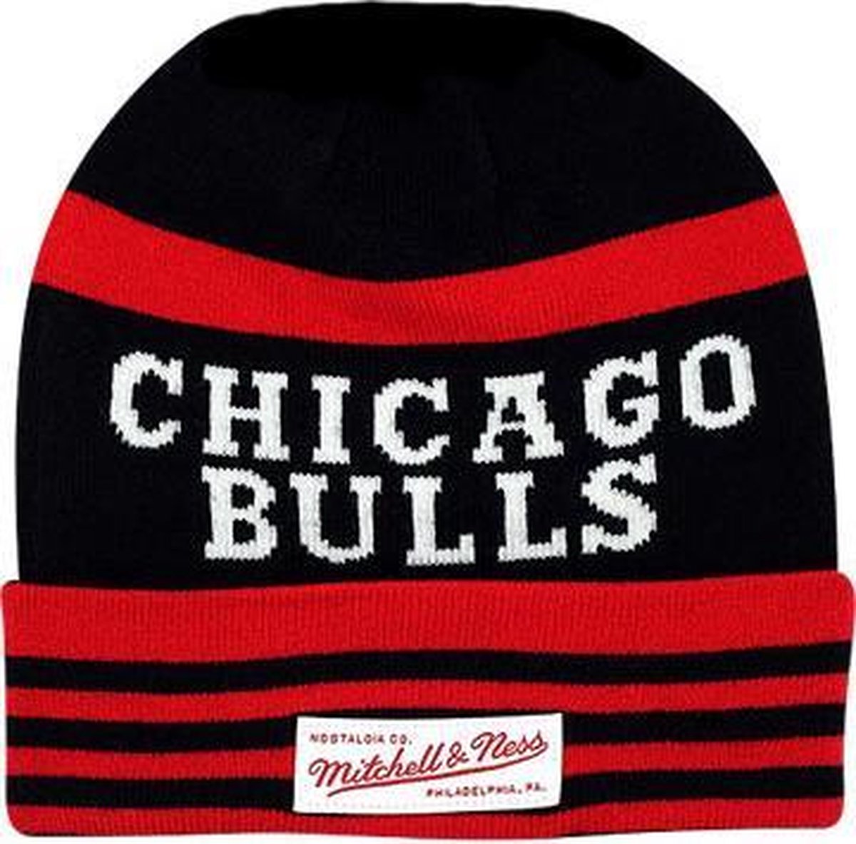 Chicago Bulls muts Mitchell & Ness | Zwart Rood One Size | bol.com