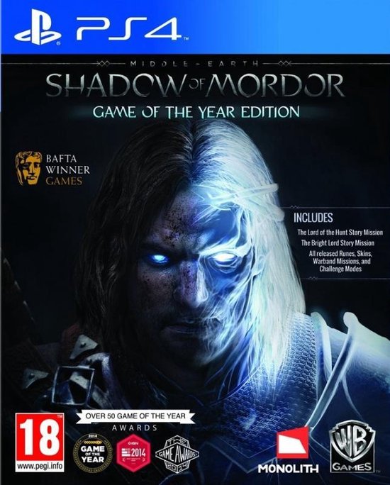 Middle-Earth: Shadow of Mordor - Game of the Year Edition - PS4 (Import)