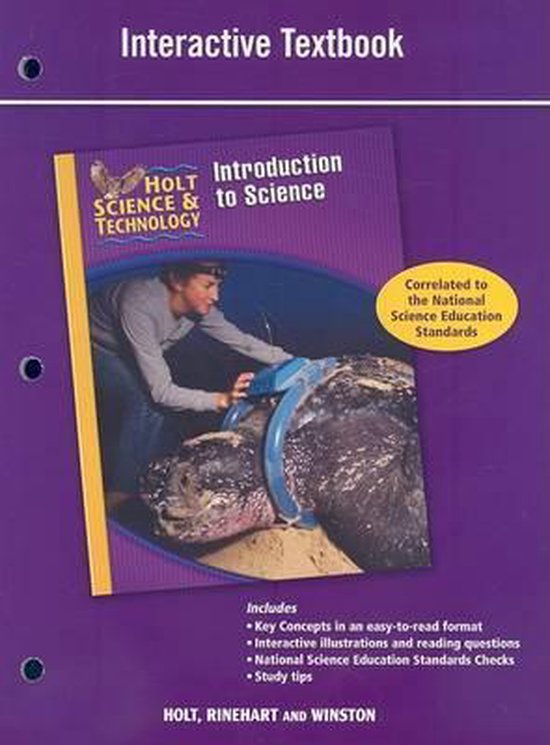 Holt Science And Technology Introduction To Science Interactive Textbook 5543
