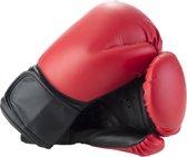 PU LEATHER BOXING GLOVES 2 PCS RED - 10 OZ