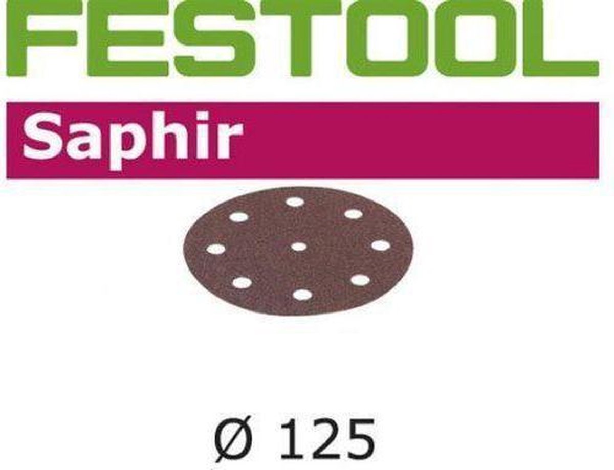 Festool Schuurschijf - 125 mm Korrel 36 Saphir