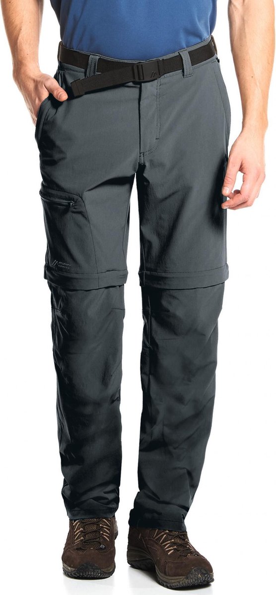 Maier Sports Tajo 2 lange broek Heren -kort Grijs