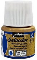 Pébéo Setacolor Gouden Textielverf - 45ml textielverf voor donkere en lichte stoffen