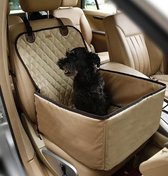 Stoelbeschermer - Autostoel beschermhoes voor honden - Stoelhoes - Honden autostoel 45 x 45 cm Champagne