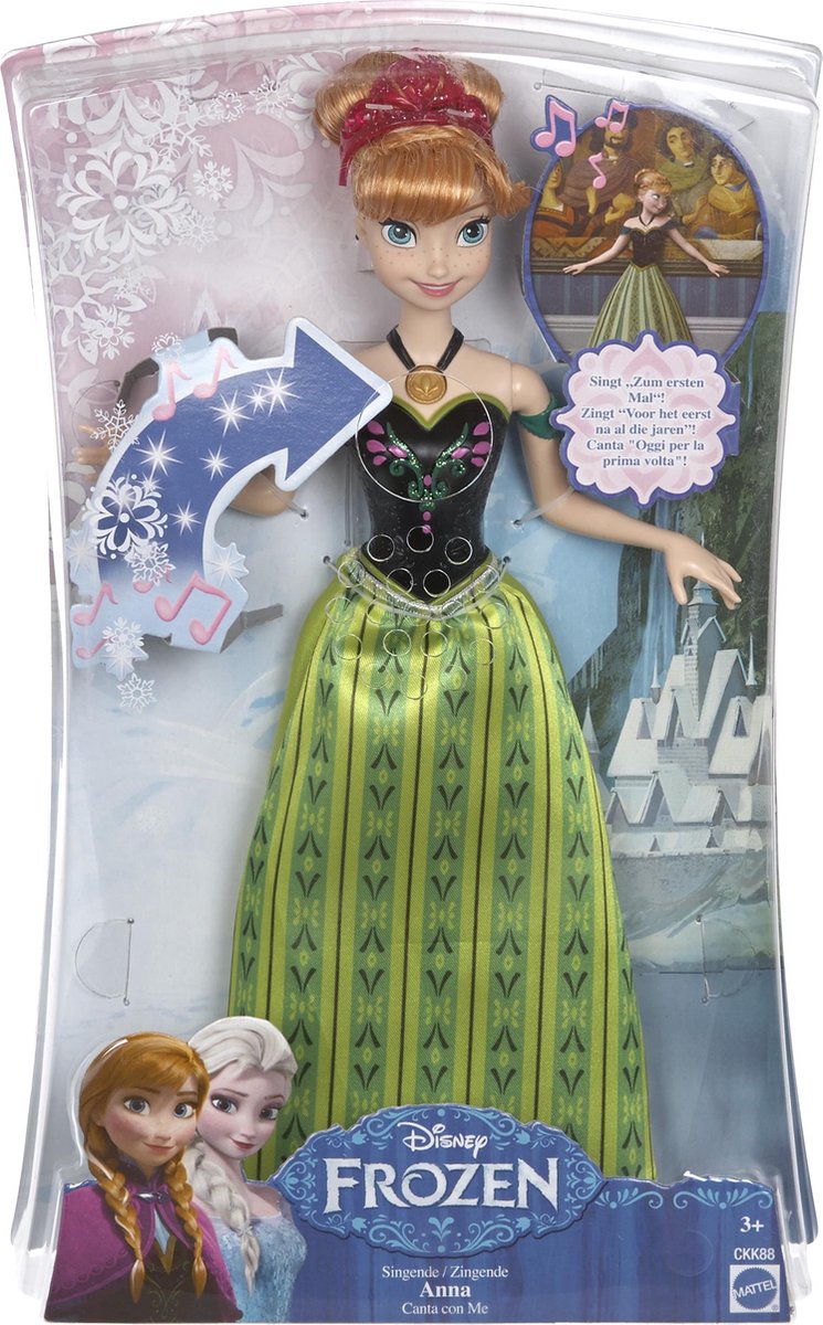 Won Ondenkbaar College Disney Frozen zingende Anna - Barbiepop | bol.com