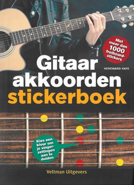 Foto: Gitaarakkoorden stickerboek