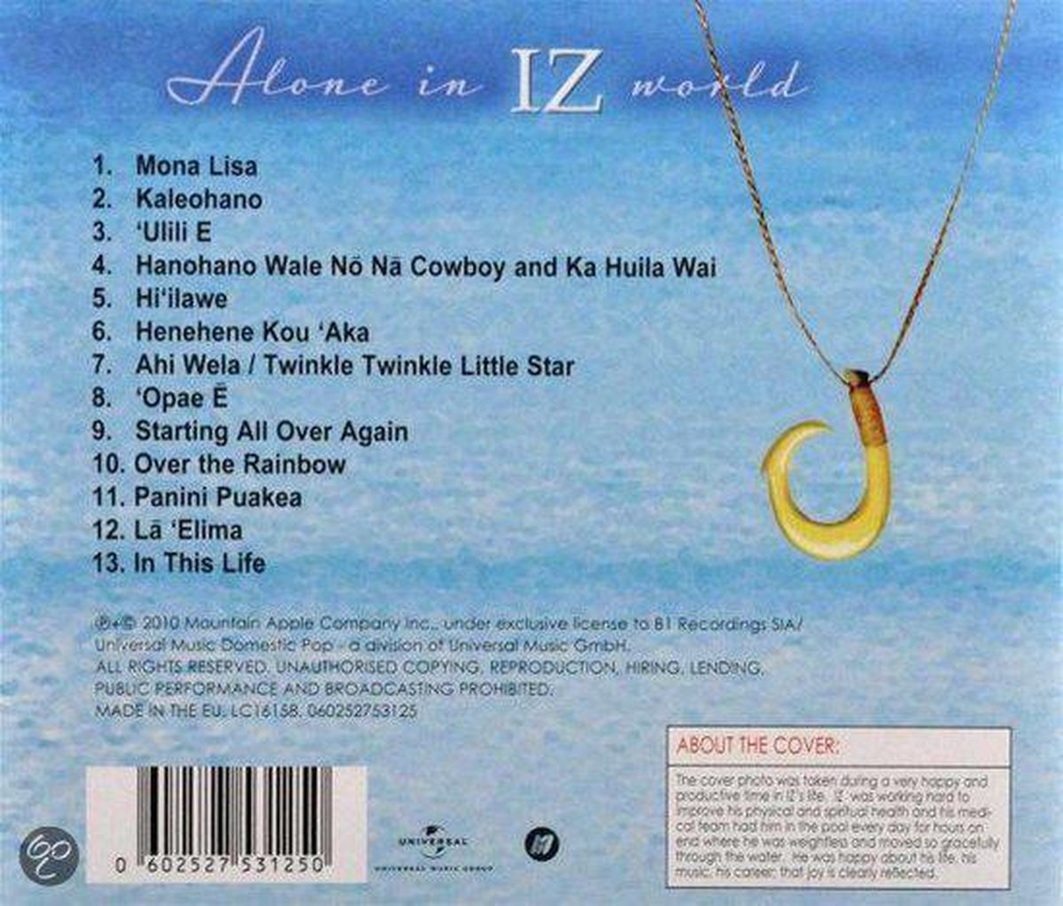 Alone in IZ World, Israel Kamakawiwo'Ole | CD (album) | Muziek | bol.com