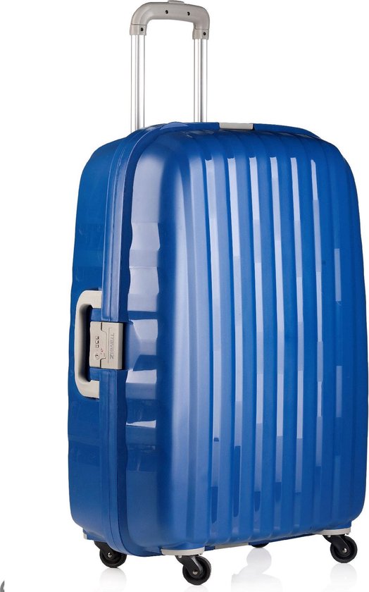 Koffer - groot - TSA slot - 80 cm - Miles - blauw bol.com