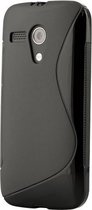 Motorola Moto G Silicone Case s-tyle hoesje Zwart