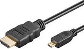 Wentronic 1m HDMI+Ethernet 1m HDMI Micro-HDMI Zwart HDMI kabel