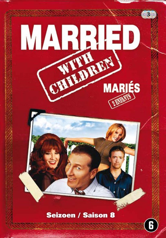 Married With Children - Seizoen 8 DVD hoes met de 4 hoofdrolspelers