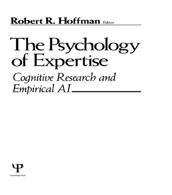 The Psychology of Expertise - cover