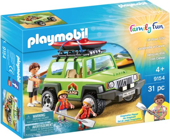 Playmobil 4144 voiture familiale et bateau - Playmobil