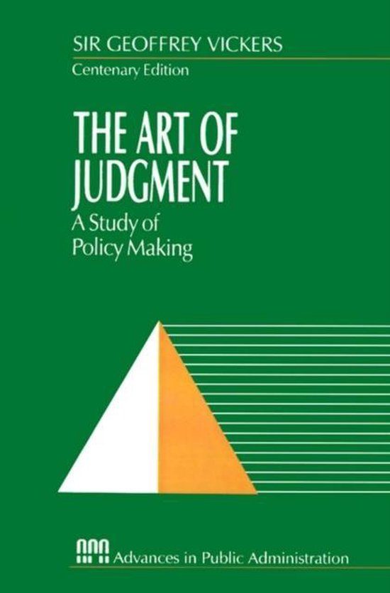 Rethinking Public Administration-The Art of Judgment - cover