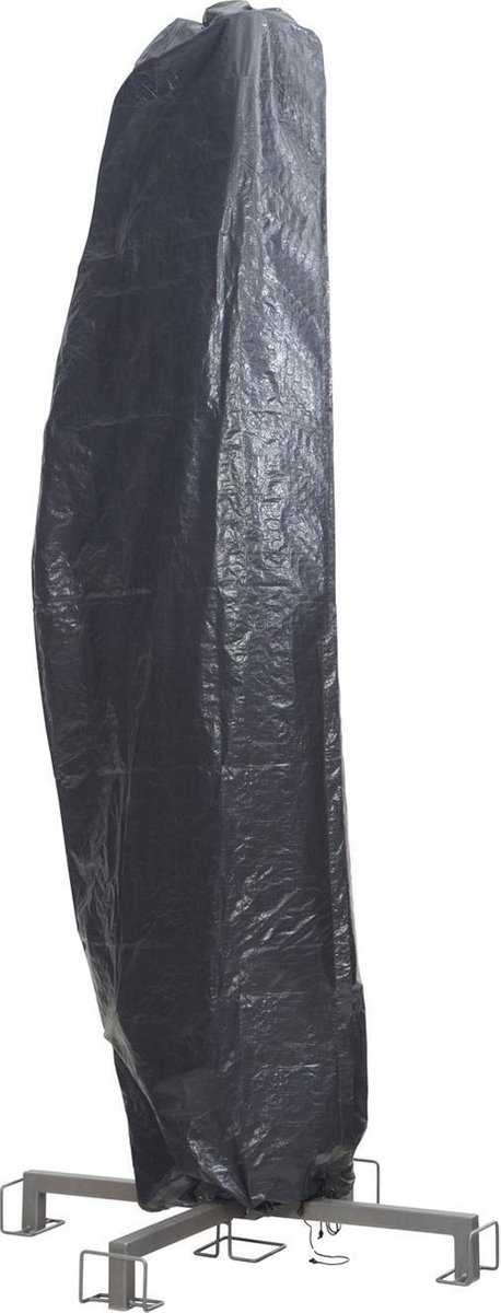 AllSeasons Covers beschermhoes zweefparasol tot Ø 350 cm - grijs