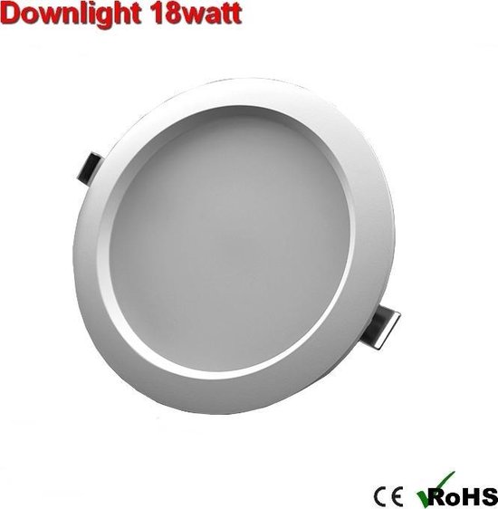 downlight 18w Warm-wit - AC-led Dimbaar "UITVERKOOP"