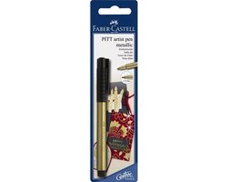 Faber-Castell tekenstift - Pitt Artist Pen - 250 goud - op blister - FC-167397