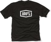 100% Essential Sportshirt Heren - Zwart - Maat S