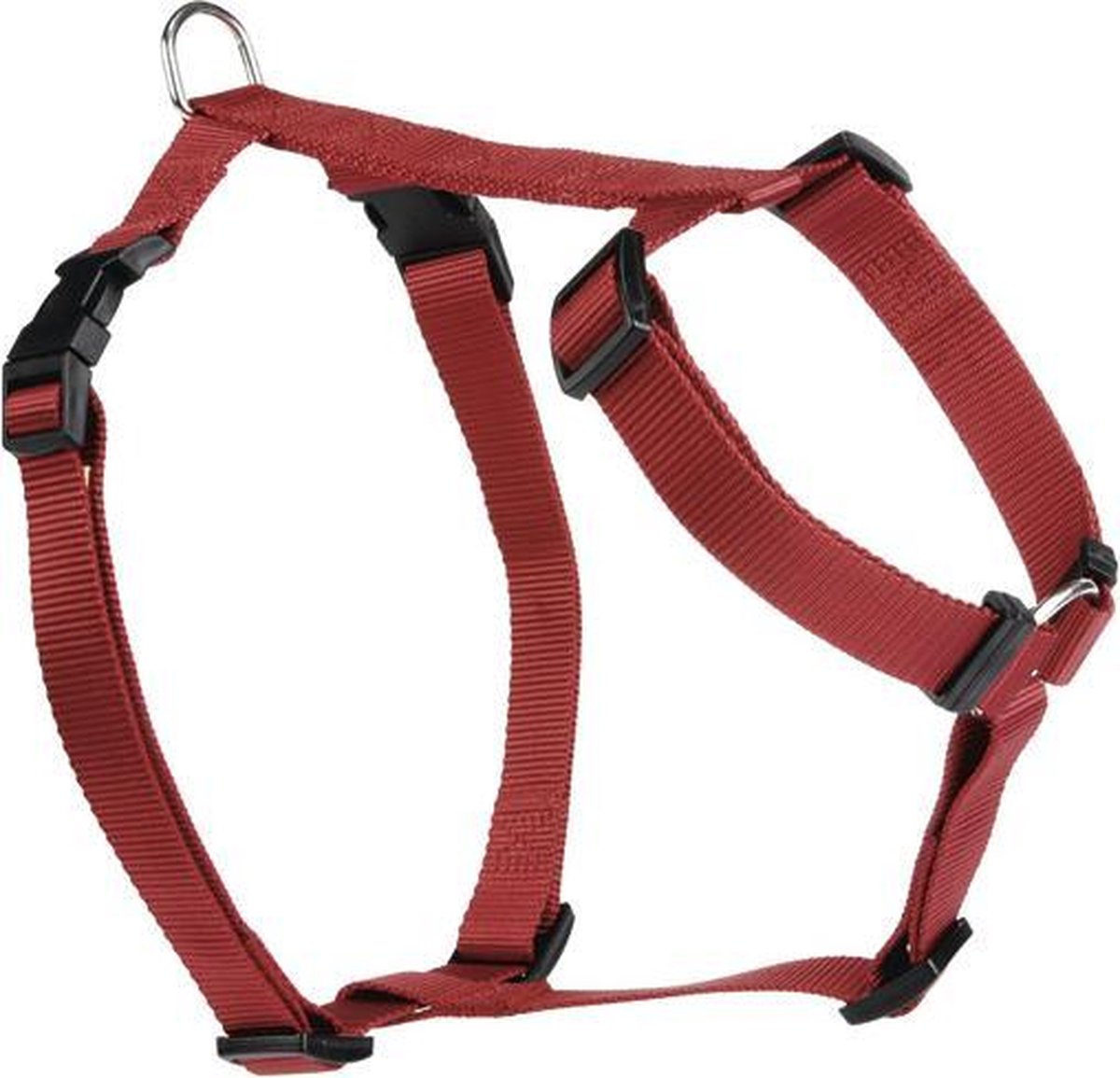 Beeztees Wandel- en Autogordel - Hond - Nylon - Rood - 30-40 cm