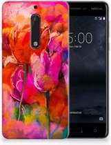 Nokia 5 TPU Hoesje Design Tulpen