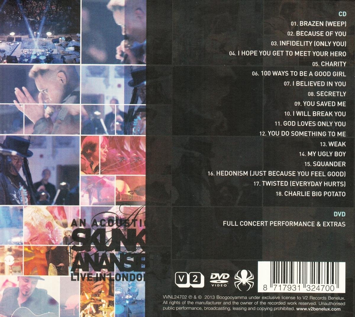 bol.com | An Acoustic Skunk Anansie - Live In London, Skunk Anansie